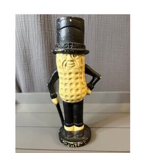 Mr. Peanut Planters Nut Cast Iron Coin Bank